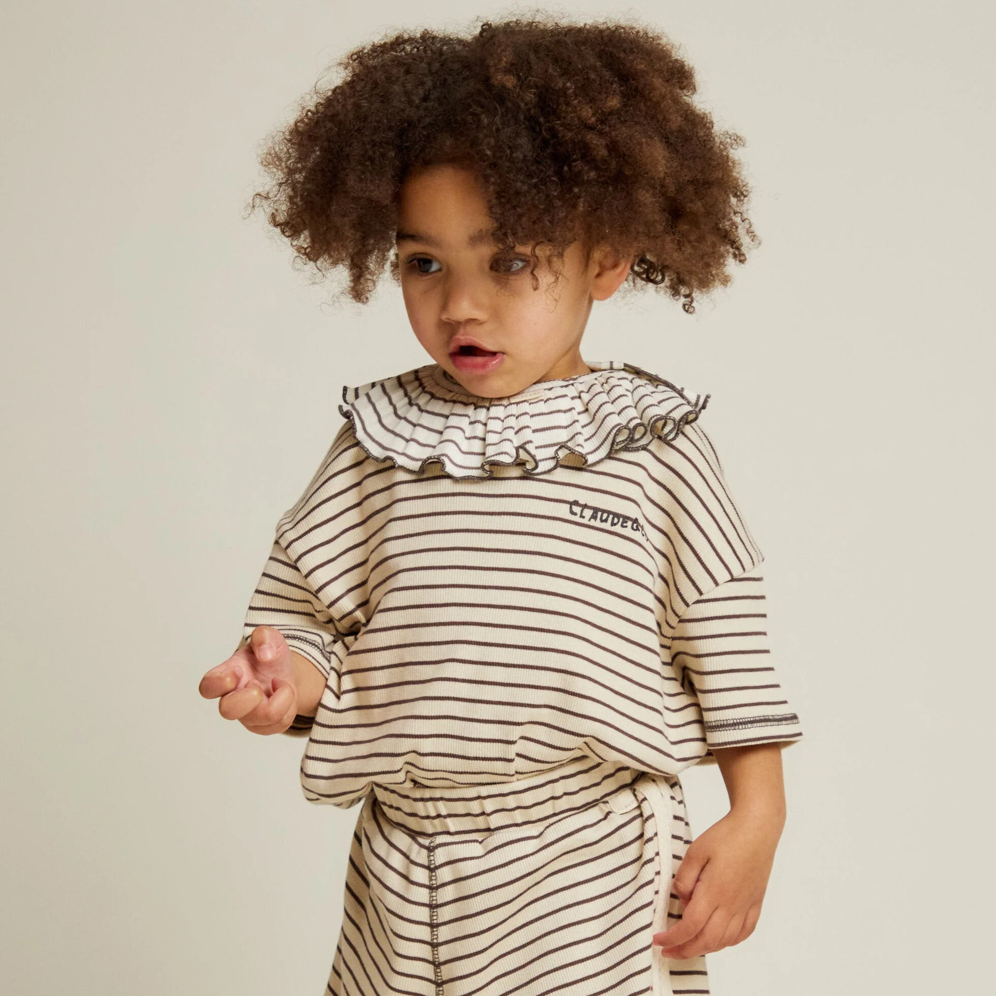 Lenni Coco Striped Cotton Tee - Image 5