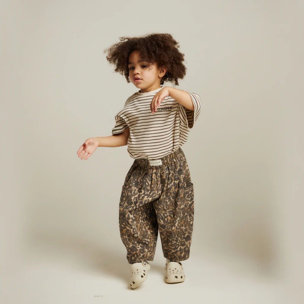 Lenni Coco Striped Cotton Tee - Image 6