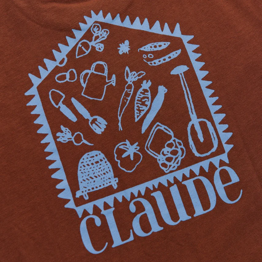 Lenni Mocha Shed Print Cotton Tee - Image 5
