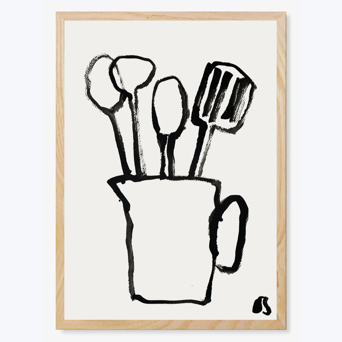 Les Ustensiles Art Print - Image 2