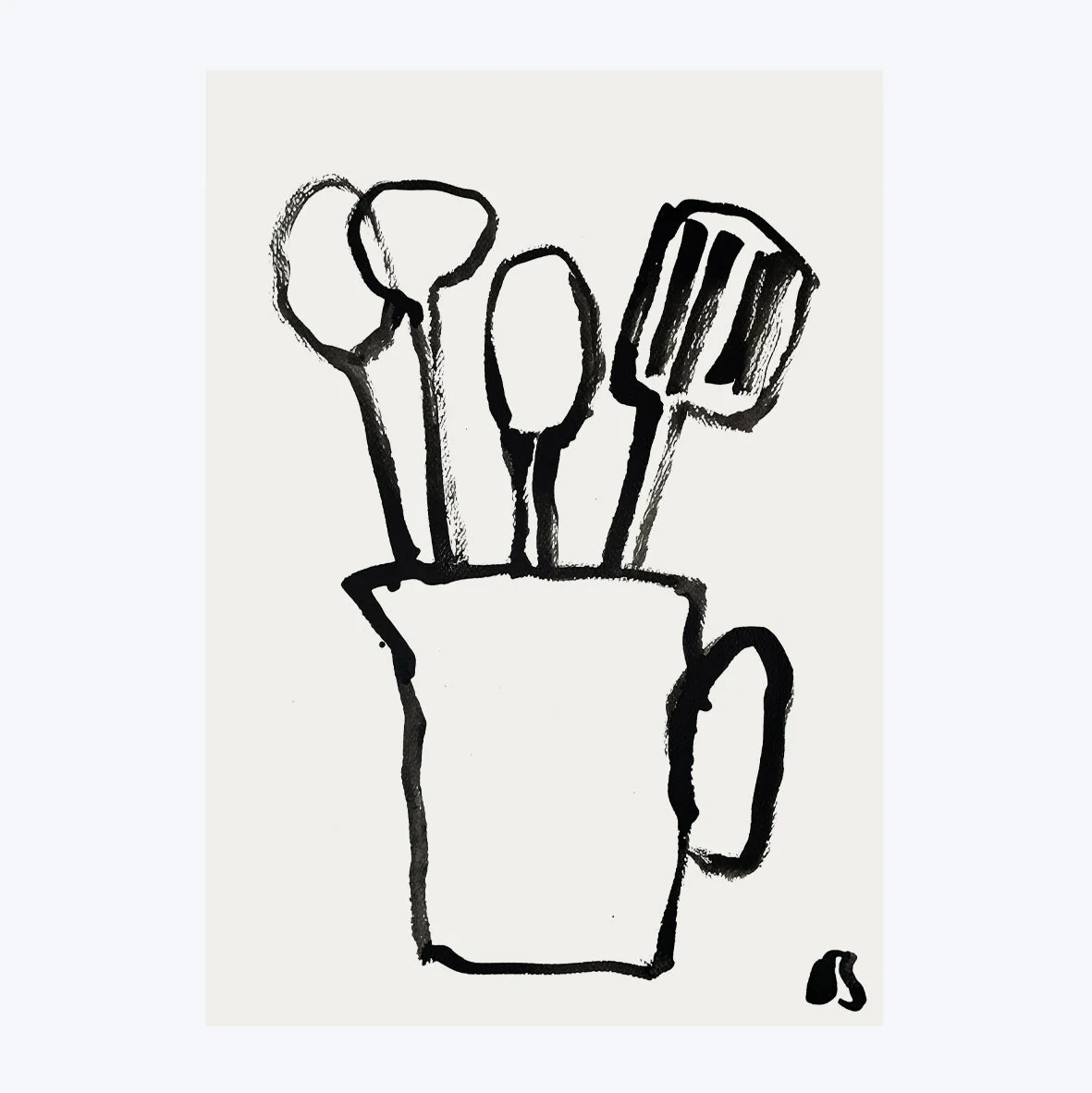Les Ustensiles Art Print - Image 3