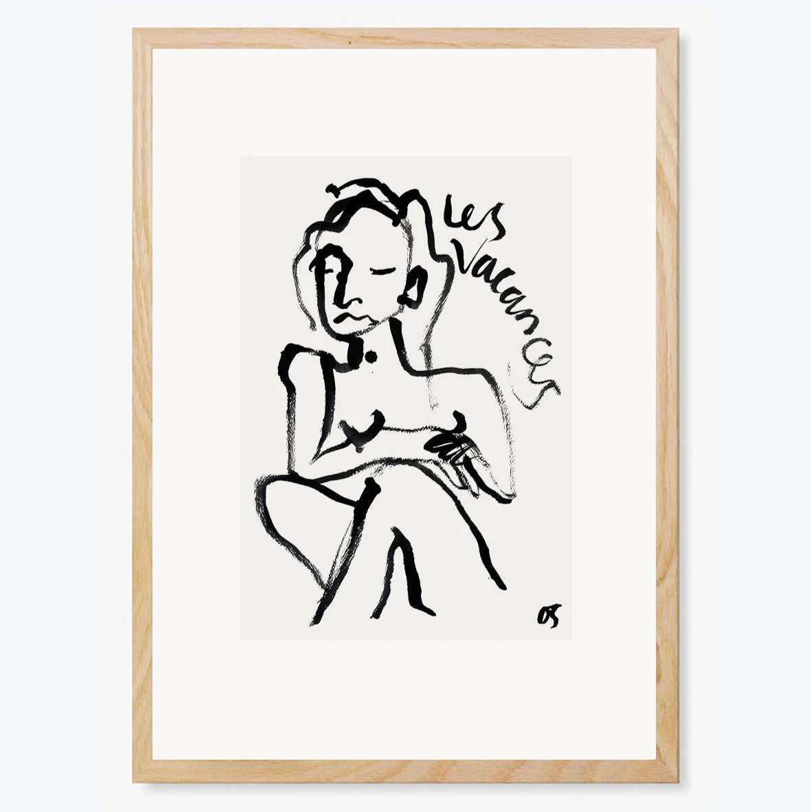Les Vacances Art Print - Image 3