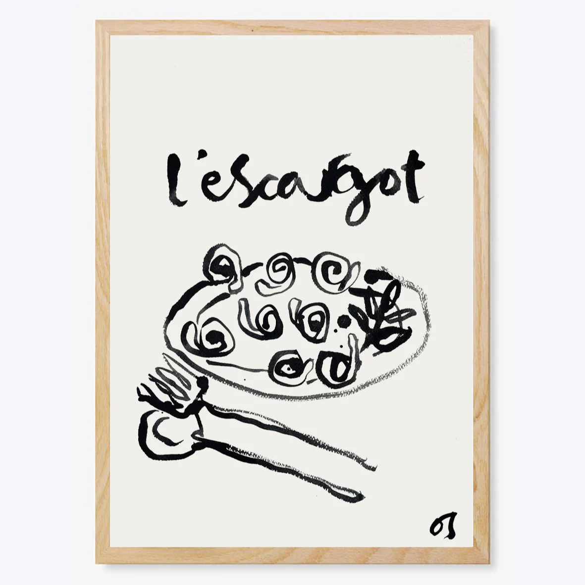 L'Escargot Art Print - Image 2