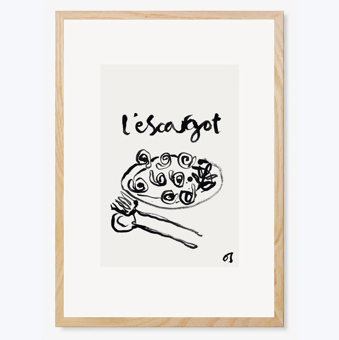 L'Escargot Art Print - Image 3