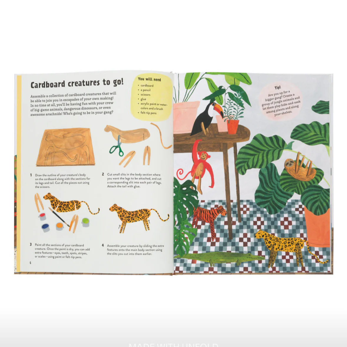 Let's Play Indoors - A Book with Fun Crafts for Children - Image 3