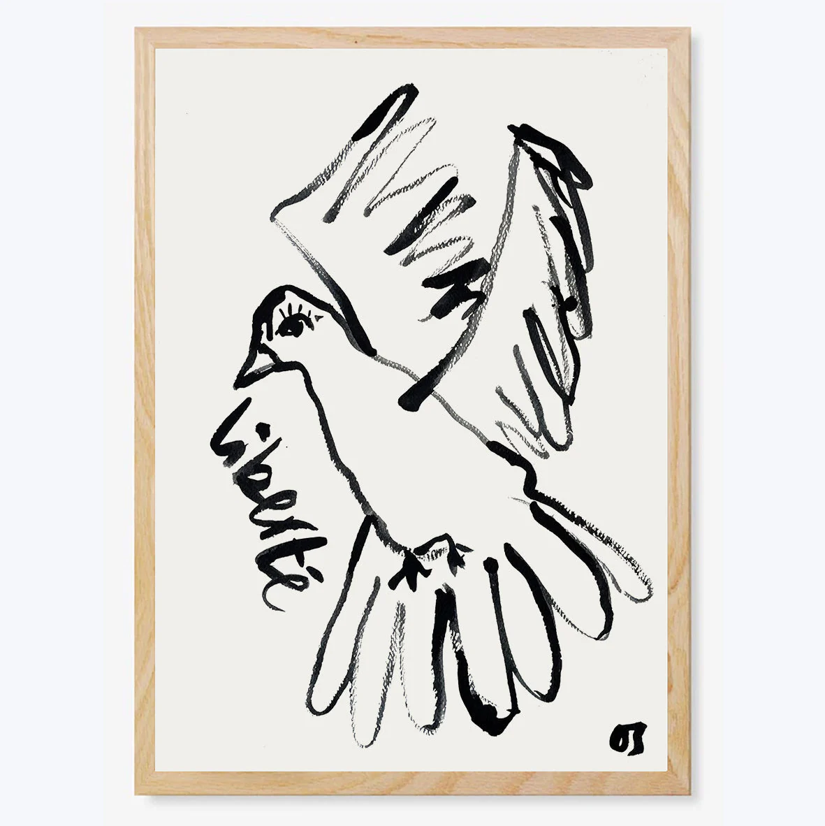 Liberte Art Print