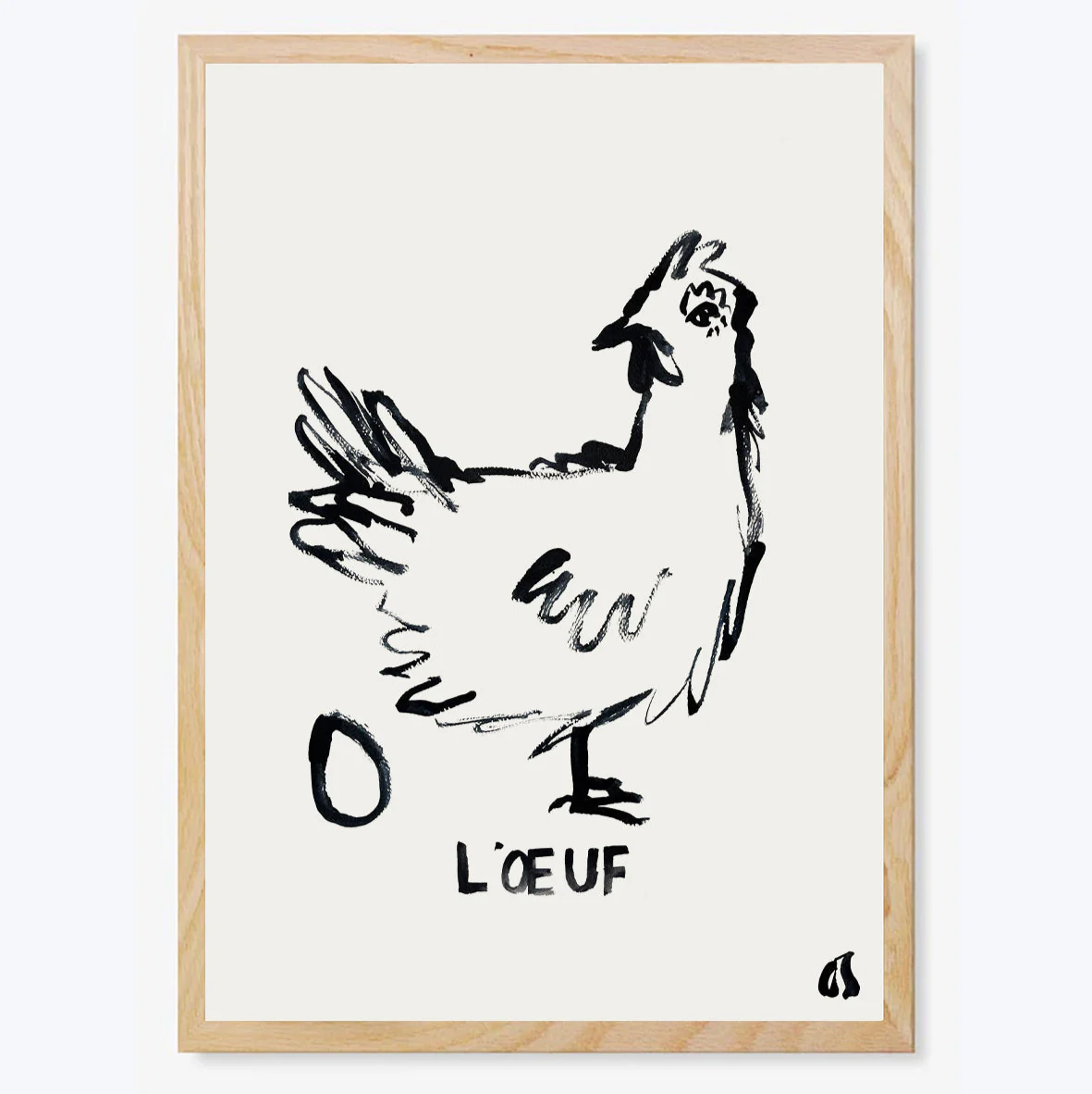L'œuf Art Print - Image 4