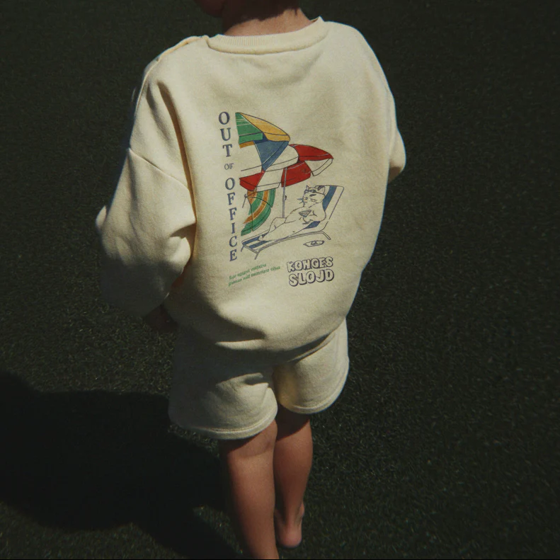 Lou Cotton Our of Office Print Sweatshirt (Rutabaga)
