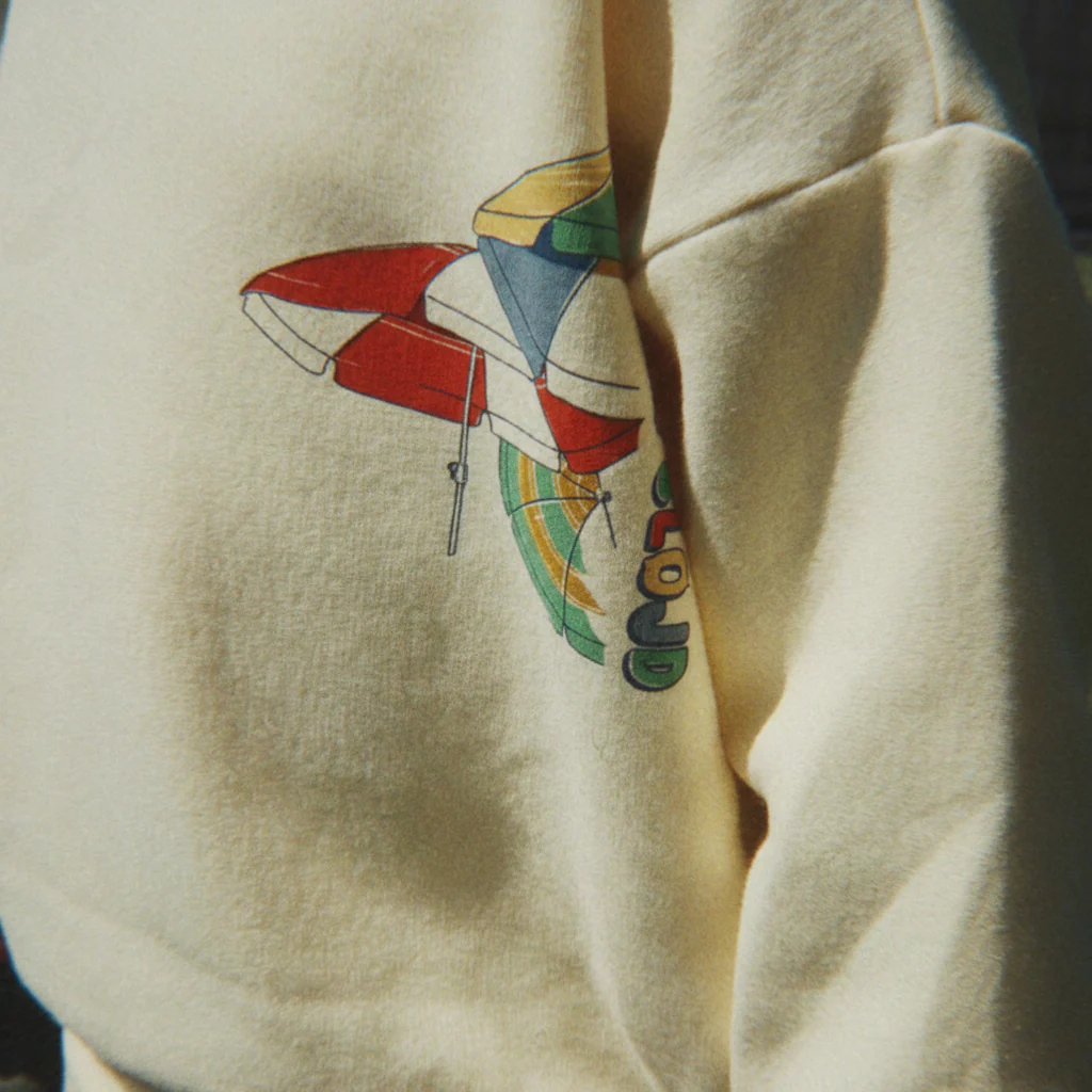 Lou Cotton Our of Office Print Sweatshirt (Rutabaga) - Image 2