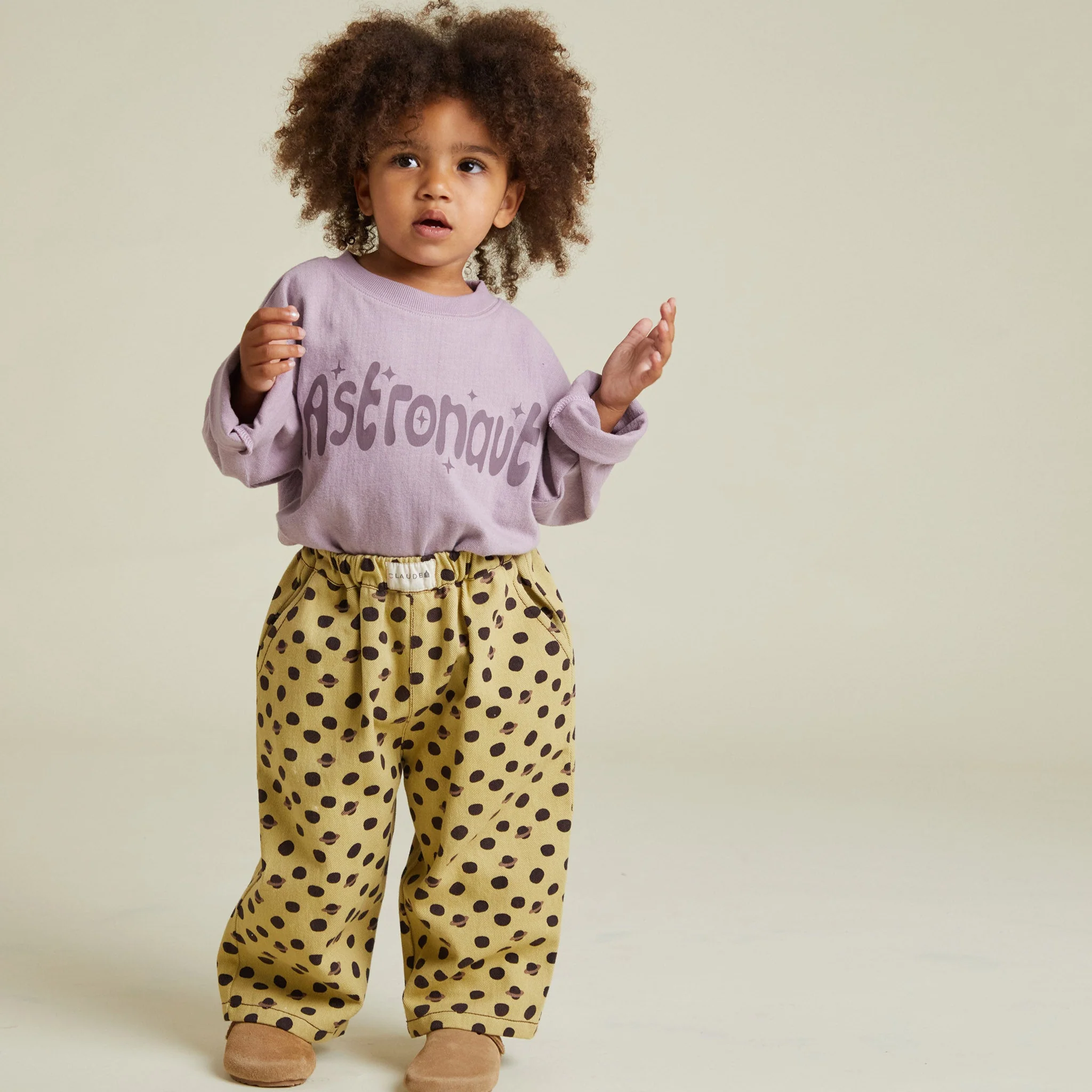 Lowe Honey Polkadot Saturn Print Trouser - Image 2