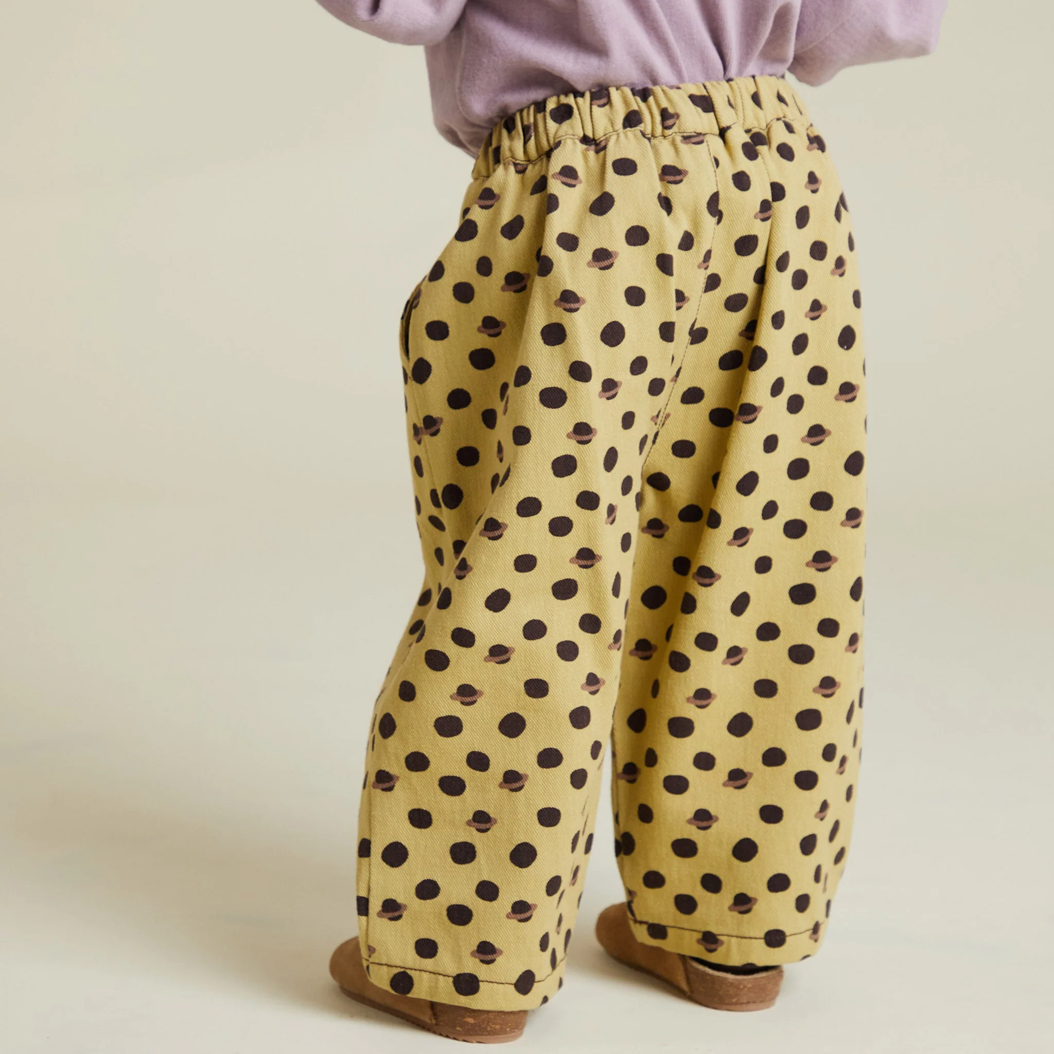 Lowe Honey Polkadot Saturn Print Trouser - Image 6