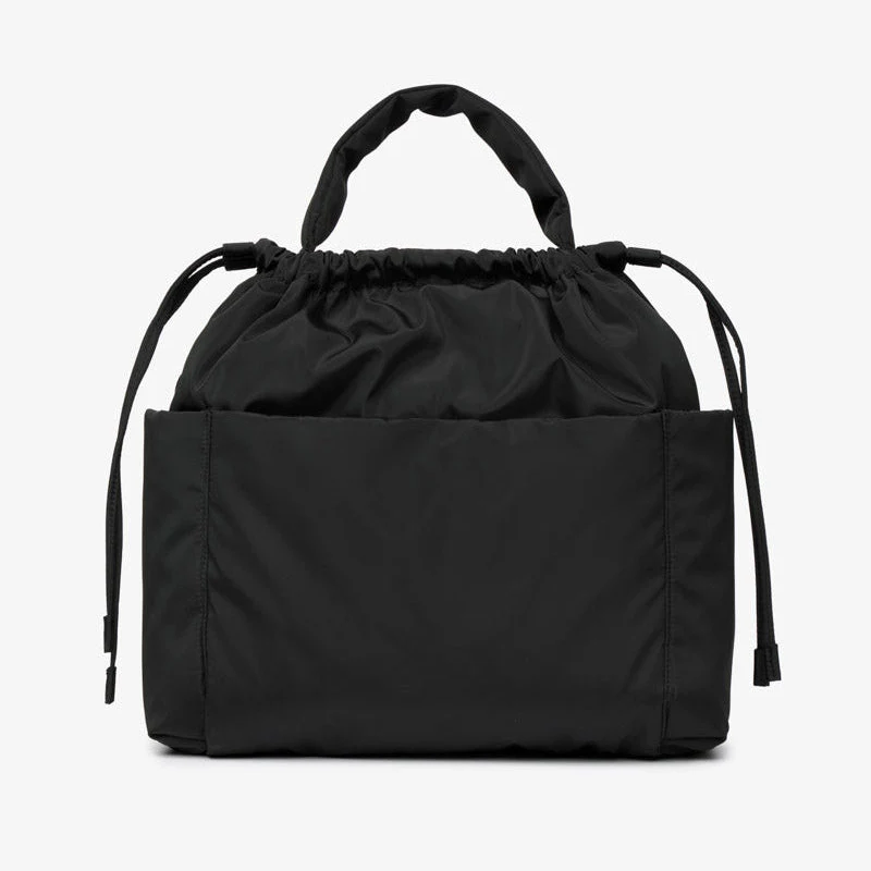 Luna Drawstring Changing Tote (Black) - Image 5