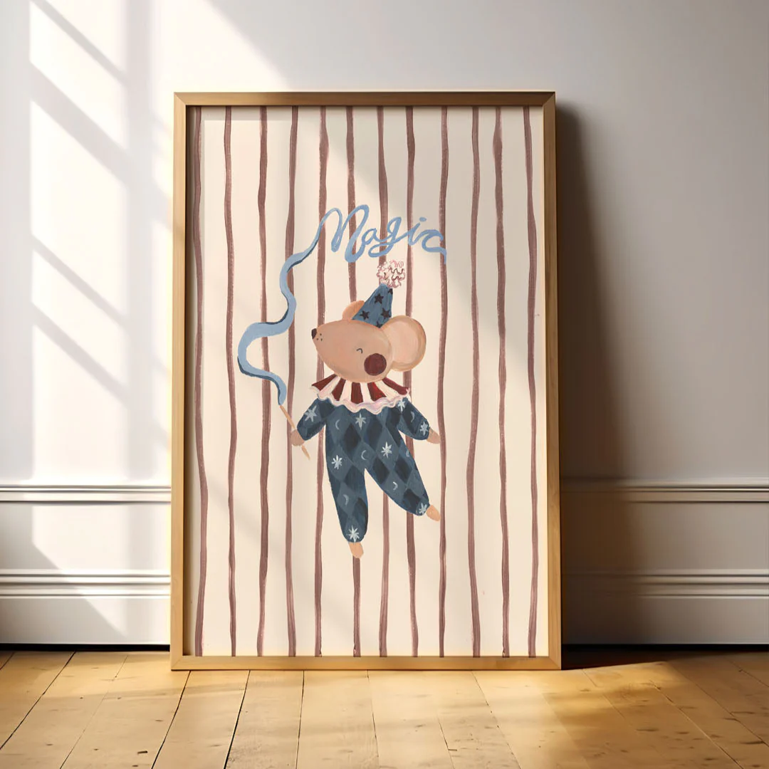 Magic Jester Mouse-Art Print