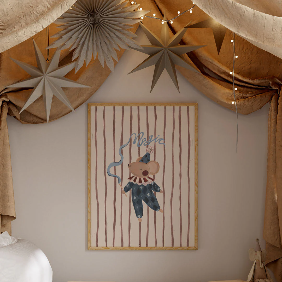 Magic Jester Mouse-Art Print - Image 2