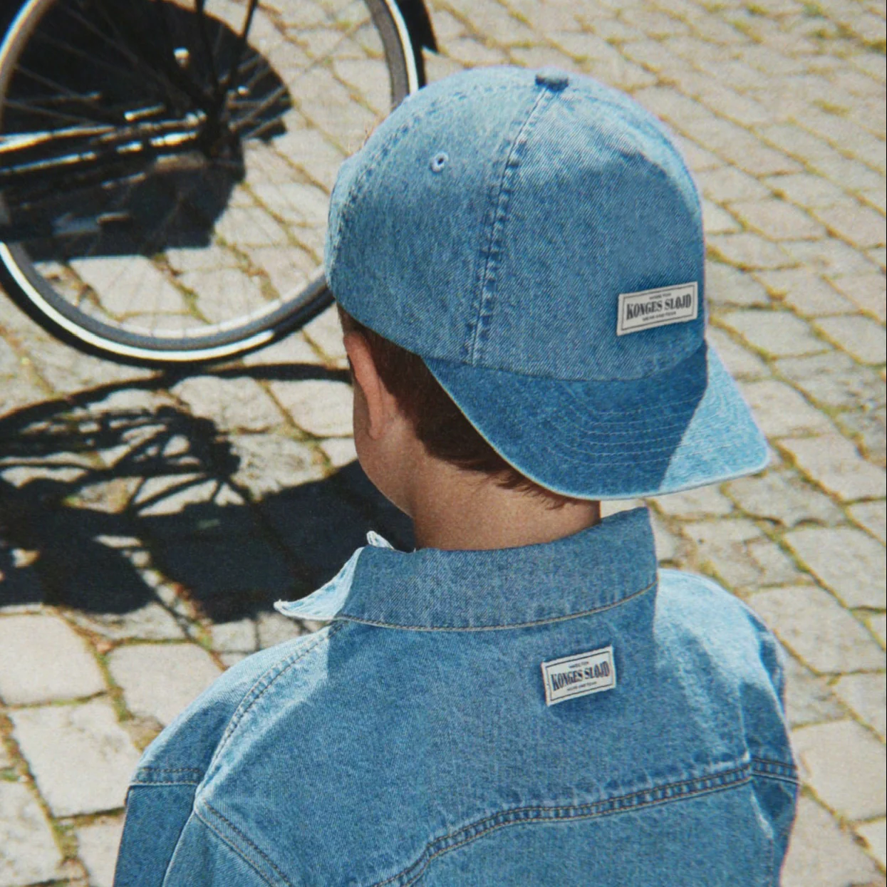 Magot Denim Blue Cotton Cap