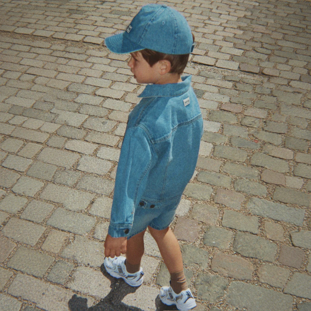 Magot Denim Blue Cotton Cap - Image 3