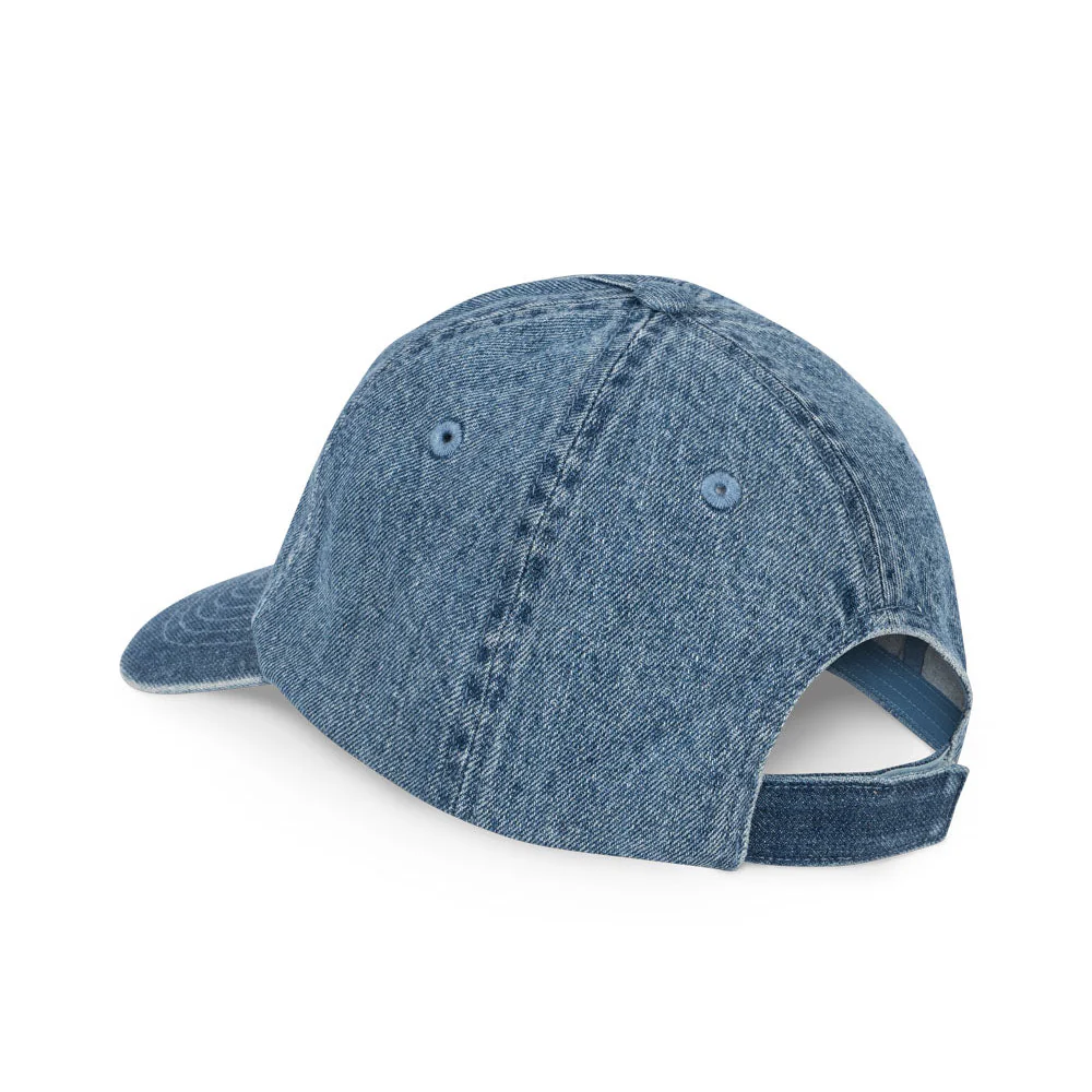 Magot Denim Blue Cotton Cap - Image 5