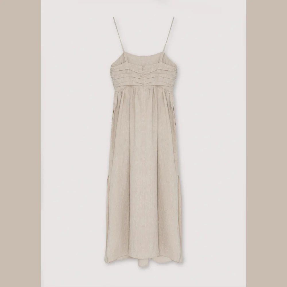 MAMA Anna Midi Dress (Linen Vigore) - Image 3
