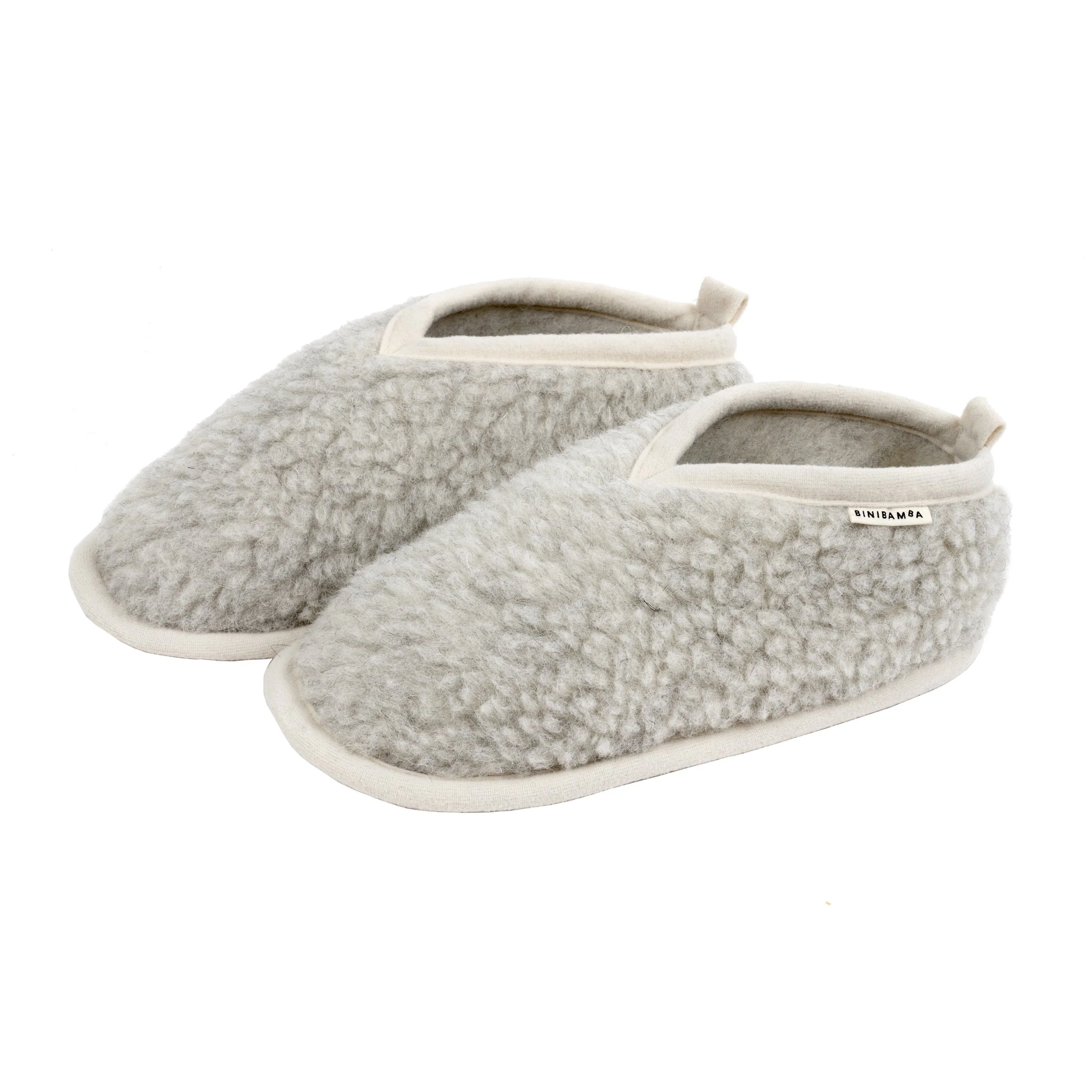 MAMA Bini Merino Wool Slippers (Cloud) - Image 6