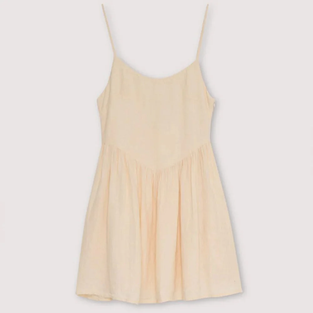 MAMA Hera Linen Short Dress (Macadamia) - Image 5