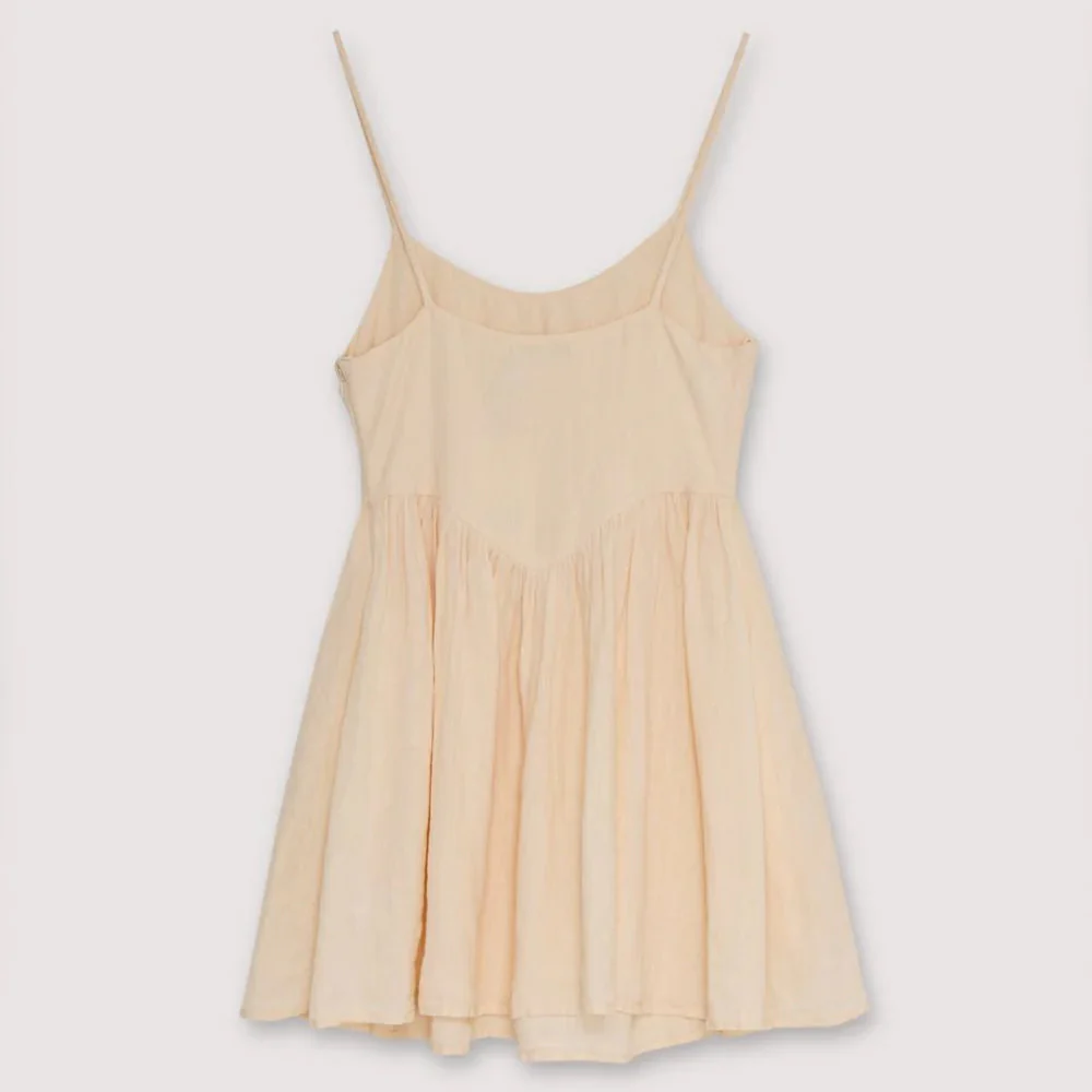 MAMA Hera Linen Short Dress (Macadamia) - Image 6