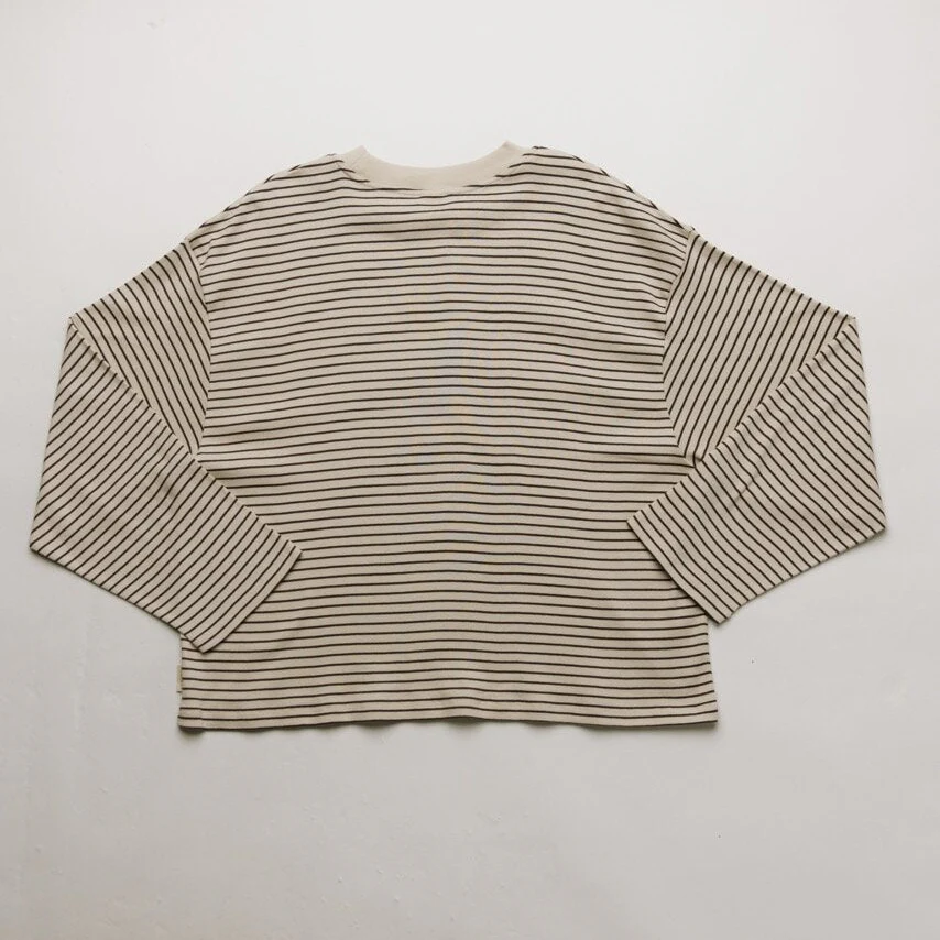MAMA Lenni Coco Striped Cotton Tee - Image 8