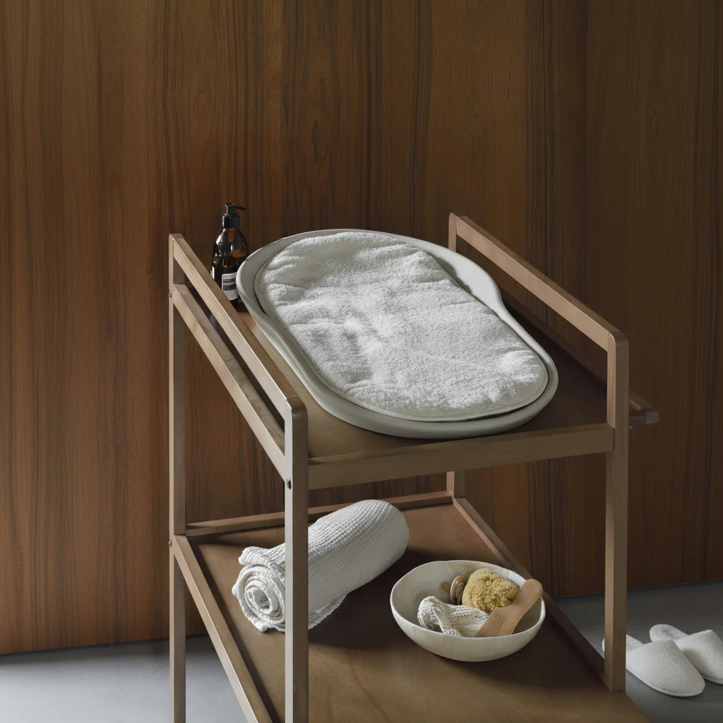 Mamee Terry Inlay Cushion for Changing Mat (Clay)