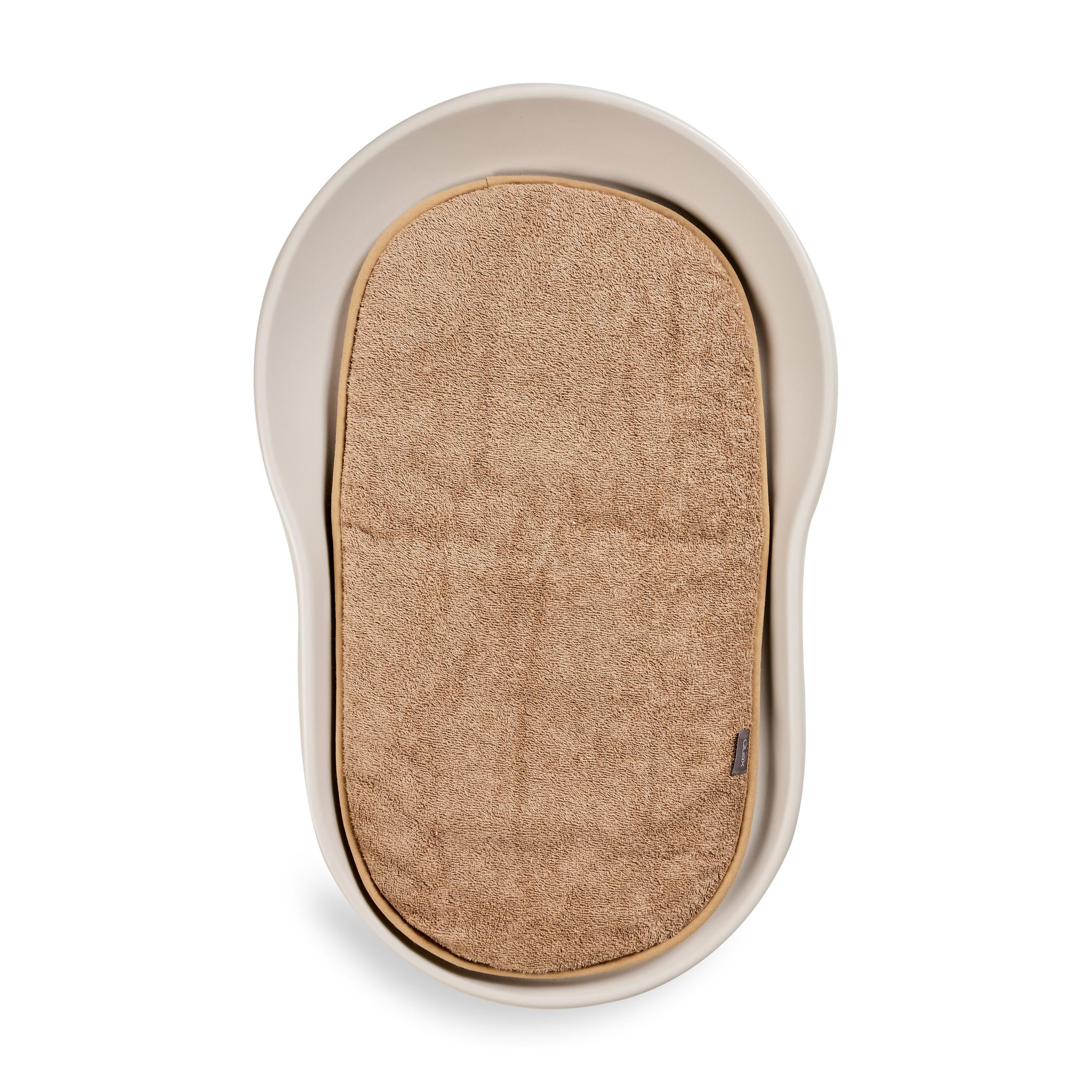 Mamee Terry Inlay Cushion for Changing Mat (Coral) - Image 4