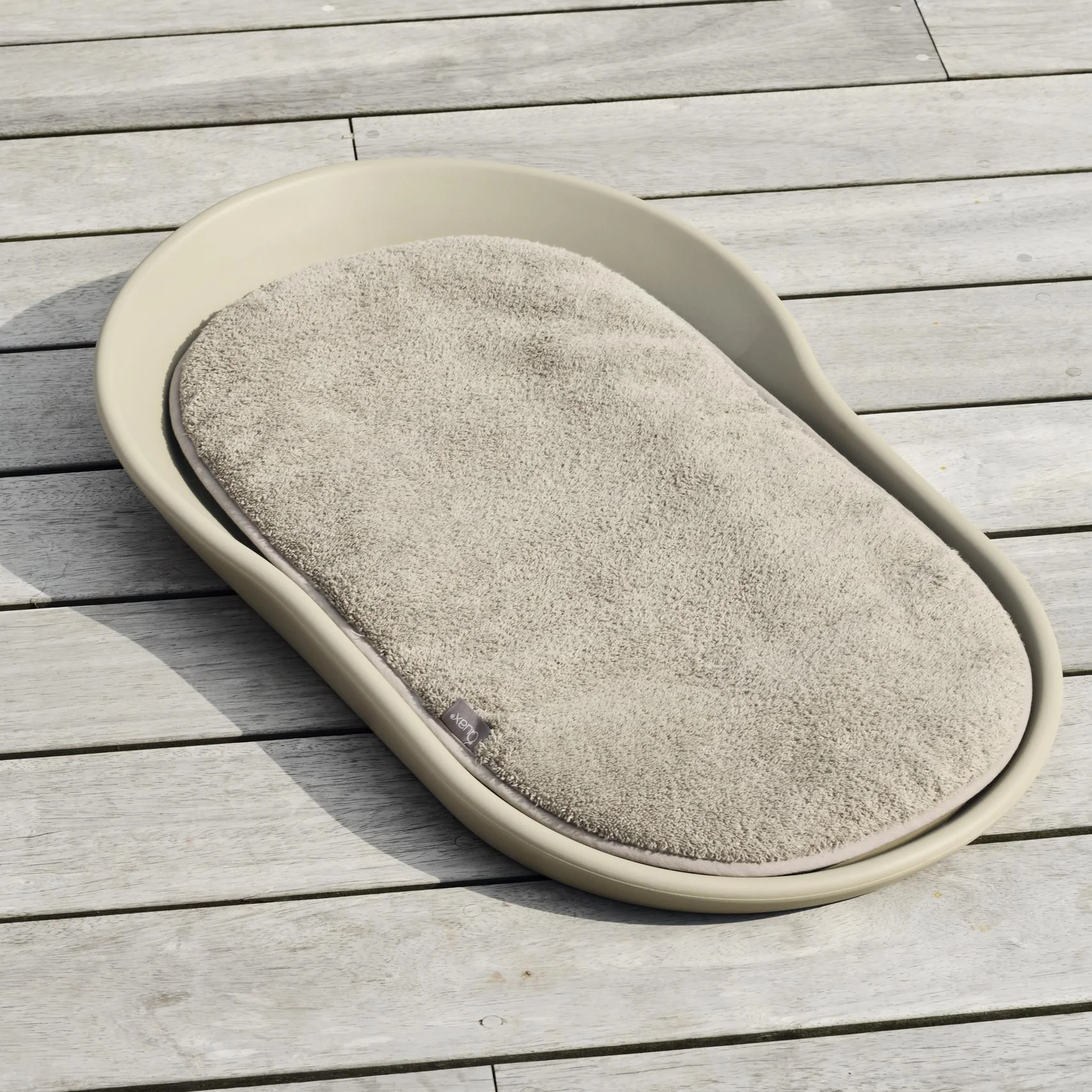 Mamee Terry Inlay Cushion for Changing Mat (Thyme) - Image 2
