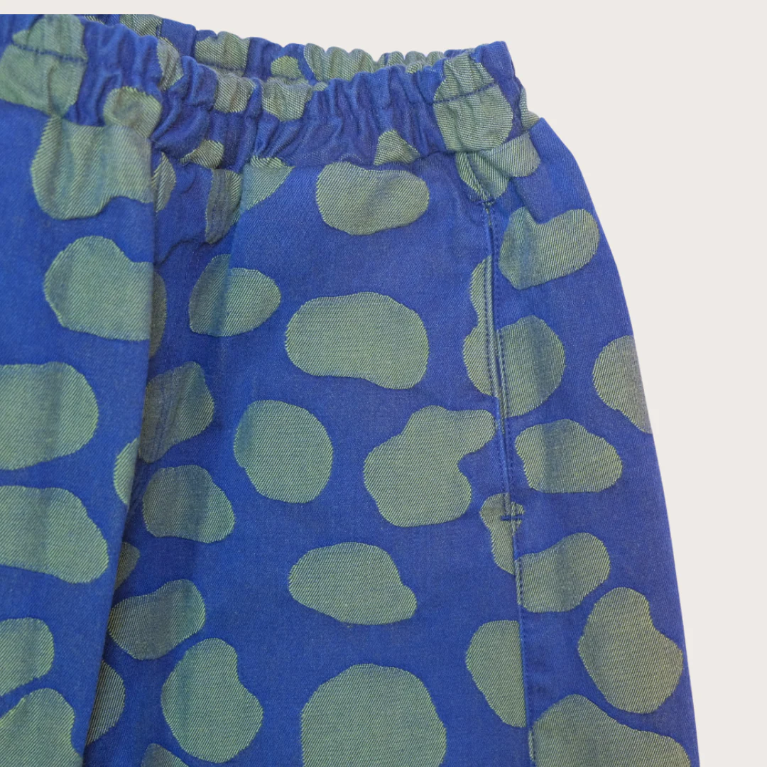 Manu Denim Dot Barrel Leg Trousers - Image 4