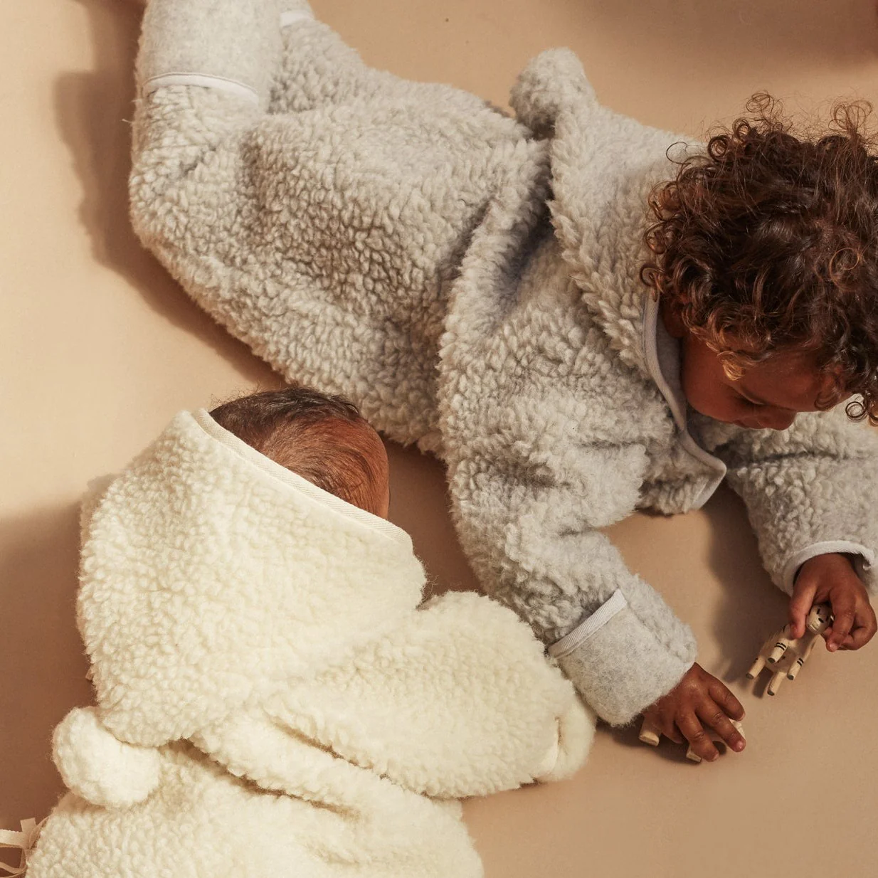 Merino Wool Snuggle Suit (Cloud) - Image 3