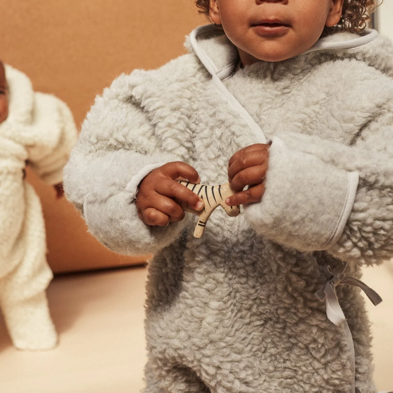Merino Wool Snuggle Suit (Cloud) - Image 4