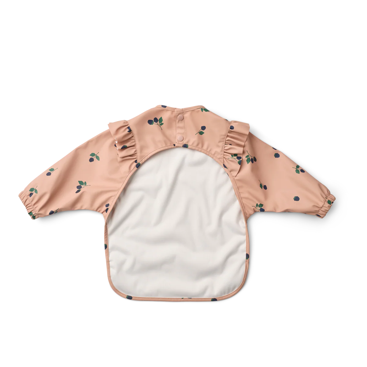 Merle Berry Print Ruffle Cape Bib (Pale Tuscany) - Image 3