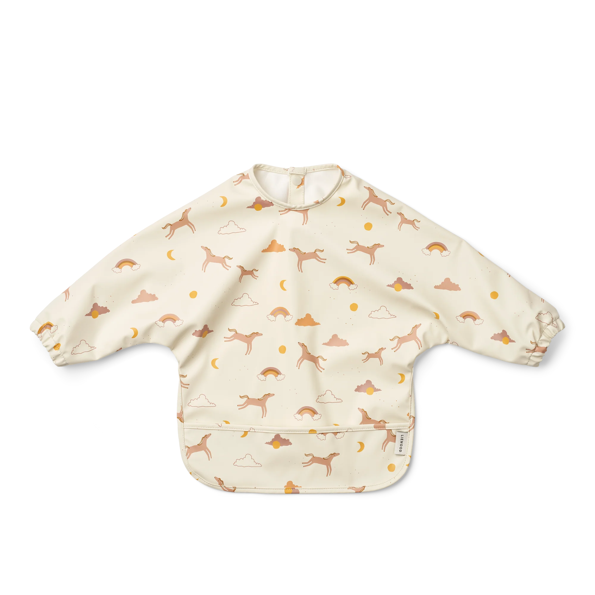 Merle Printed Cape Bib (Dream / Ecru)