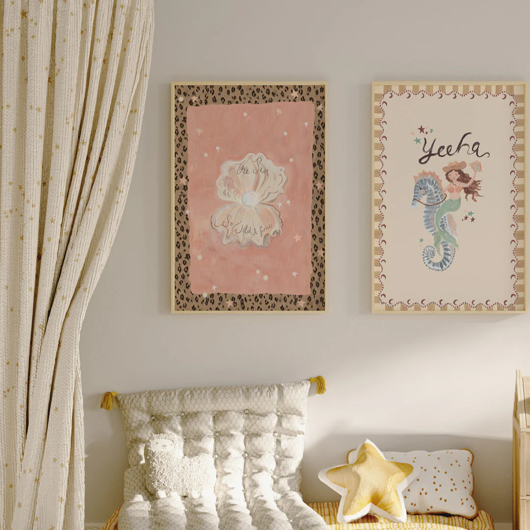 Mermaid Cowgirl-Art Print - Image 2