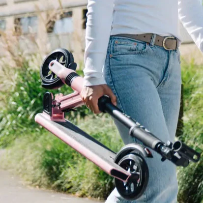 Micro Sprite Suspension Foldable Scooter (Pink) - Image 6