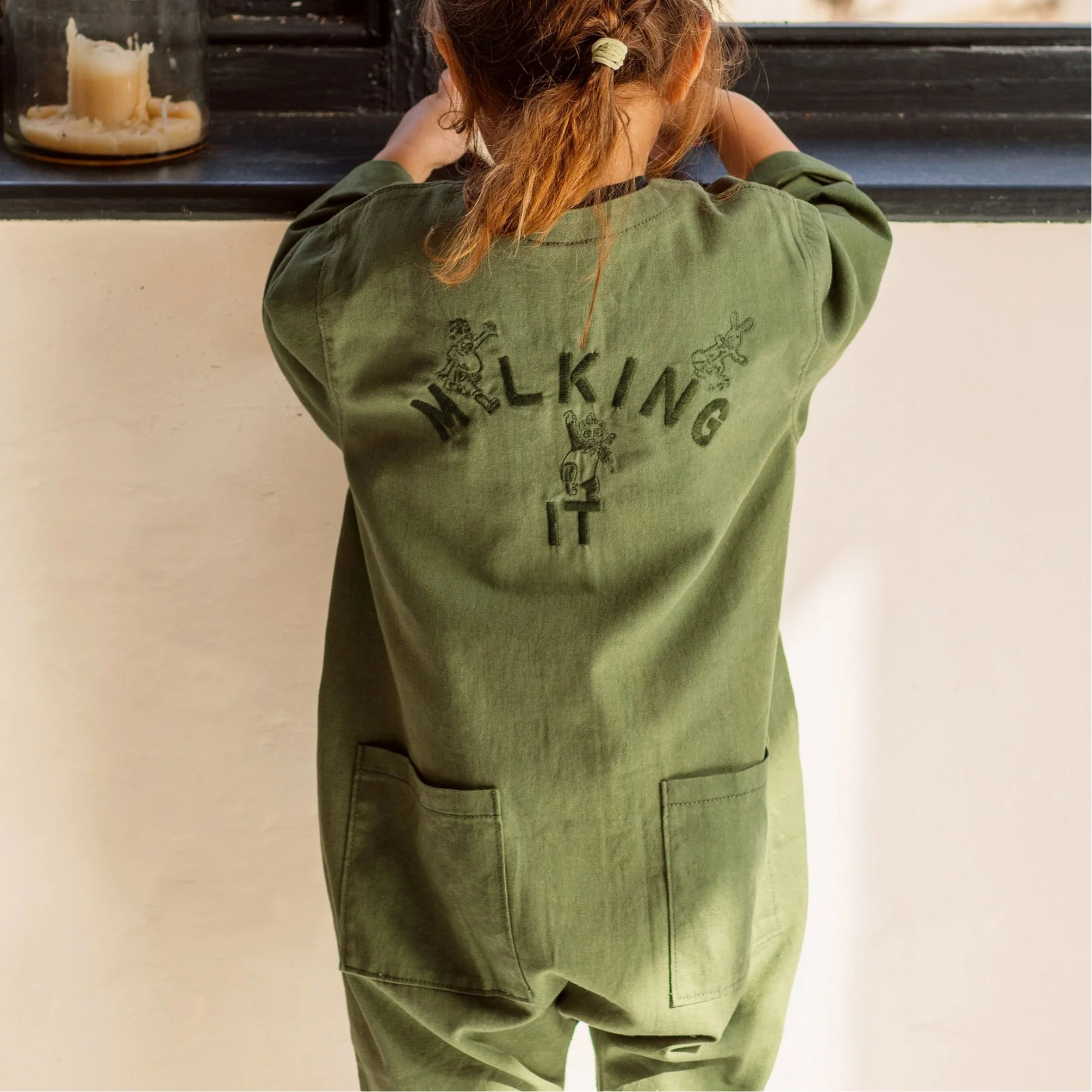 MILKING IT x ANDO Overalls (Forest) - Image 5