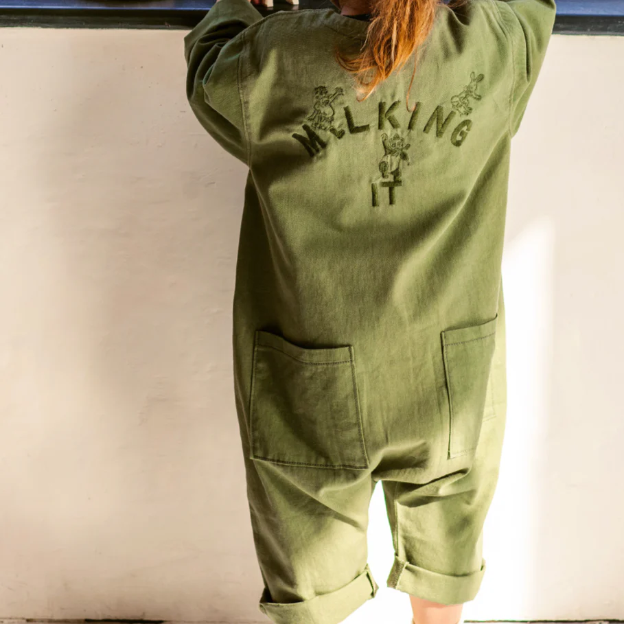 MILKING IT x ANDO Overalls (Forest) - Image 6