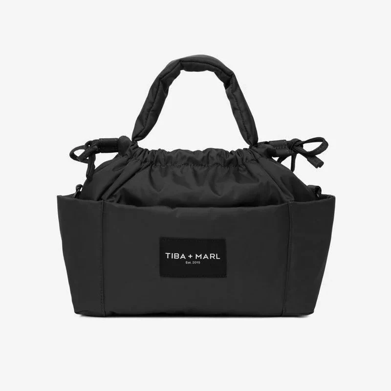 Mini Luna Drawstring Stroller Bag (Black) - Image 4