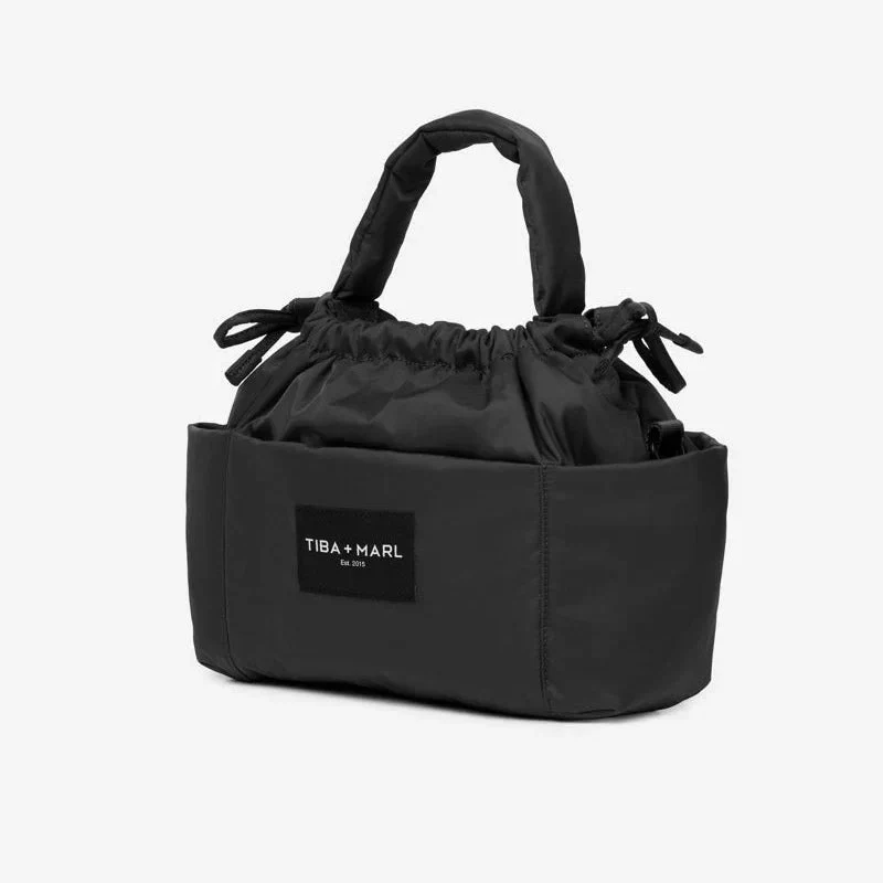 Mini Luna Drawstring Stroller Bag (Black) - Image 5