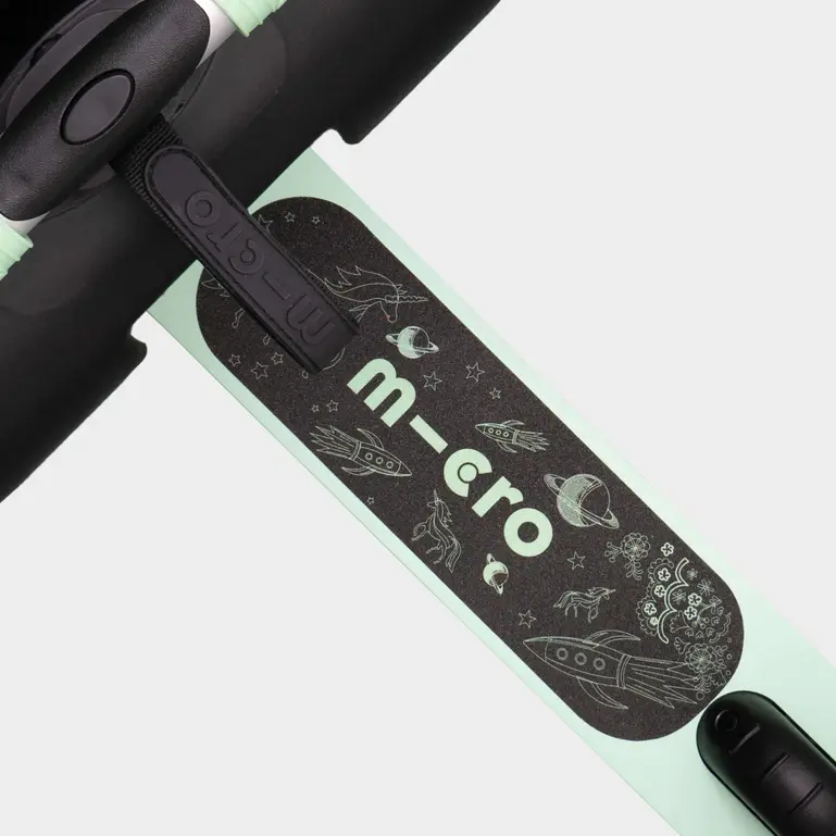 Mini Micro Folding Scooter with Travel Suitcase (Mint) - Image 6