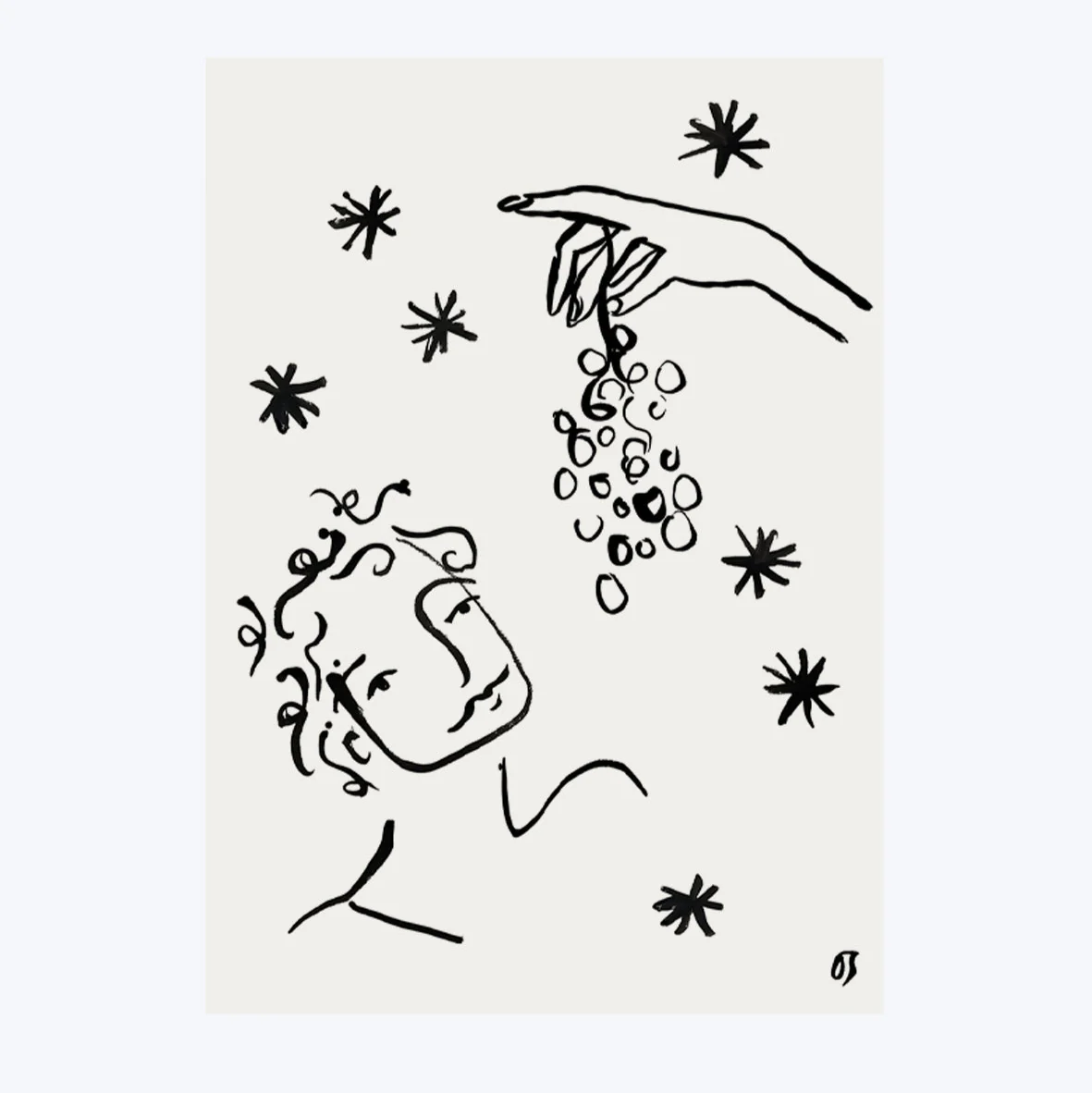 More Grapes Art Print - Image 2