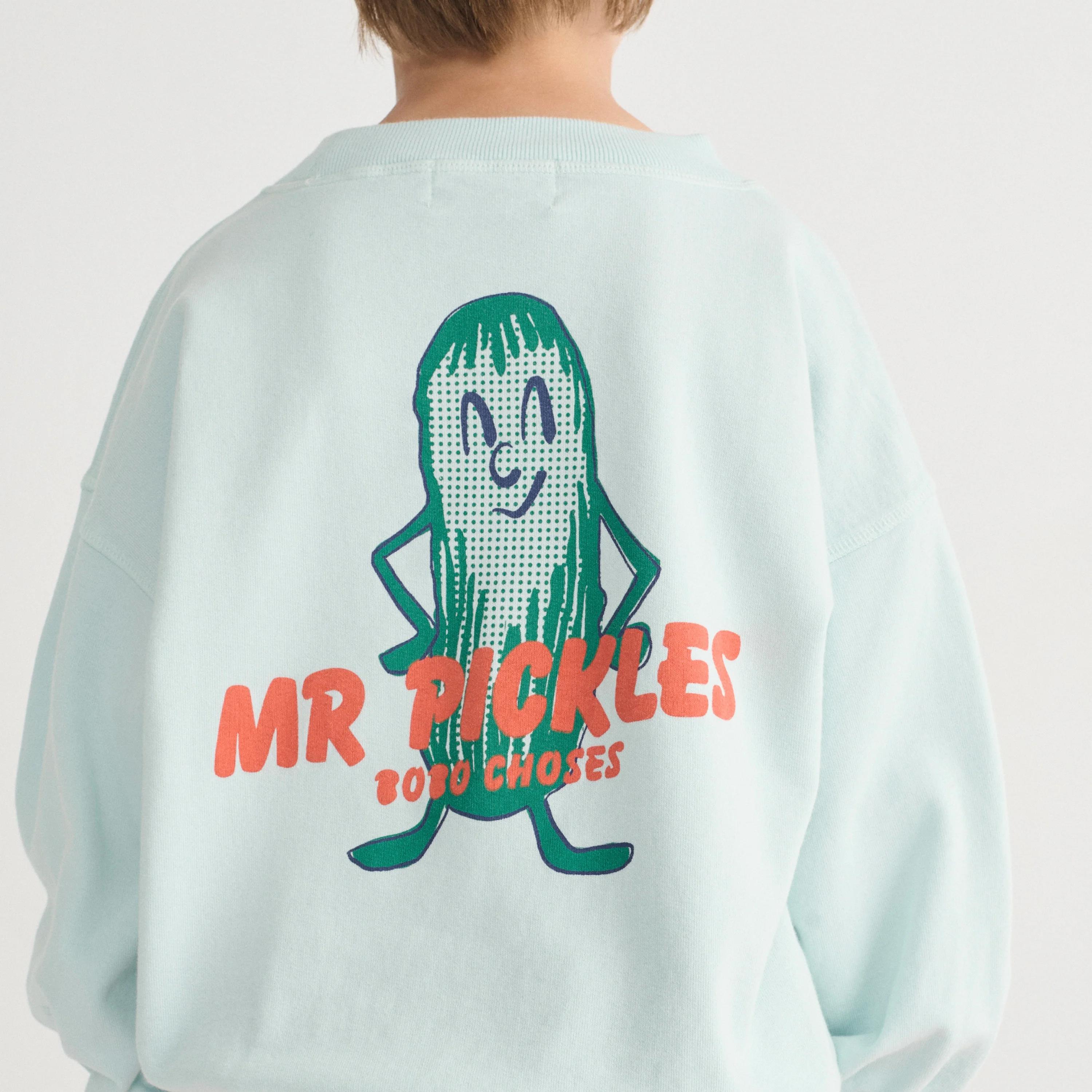 Mr Pickles Cotton Sweatshirt (Light Blue) - Image 2