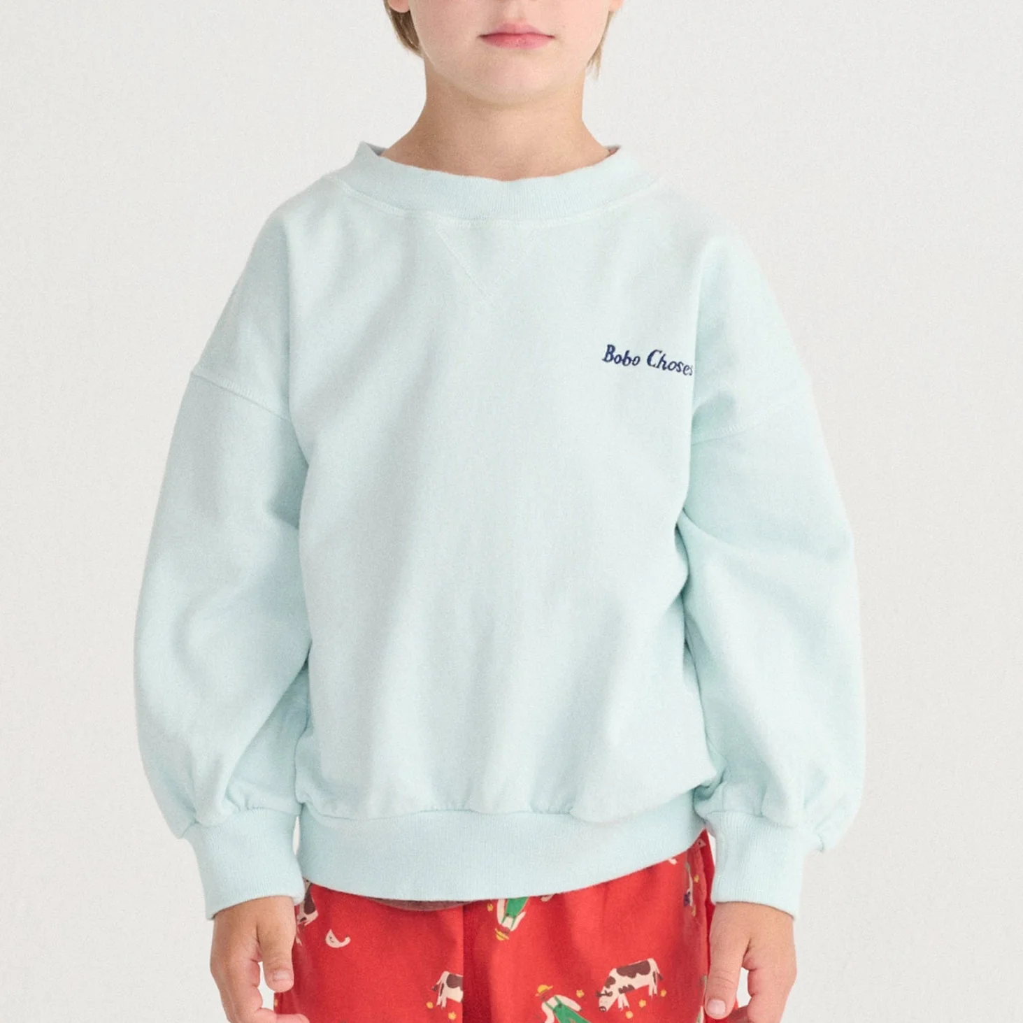 Mr Pickles Cotton Sweatshirt (Light Blue) - Image 5