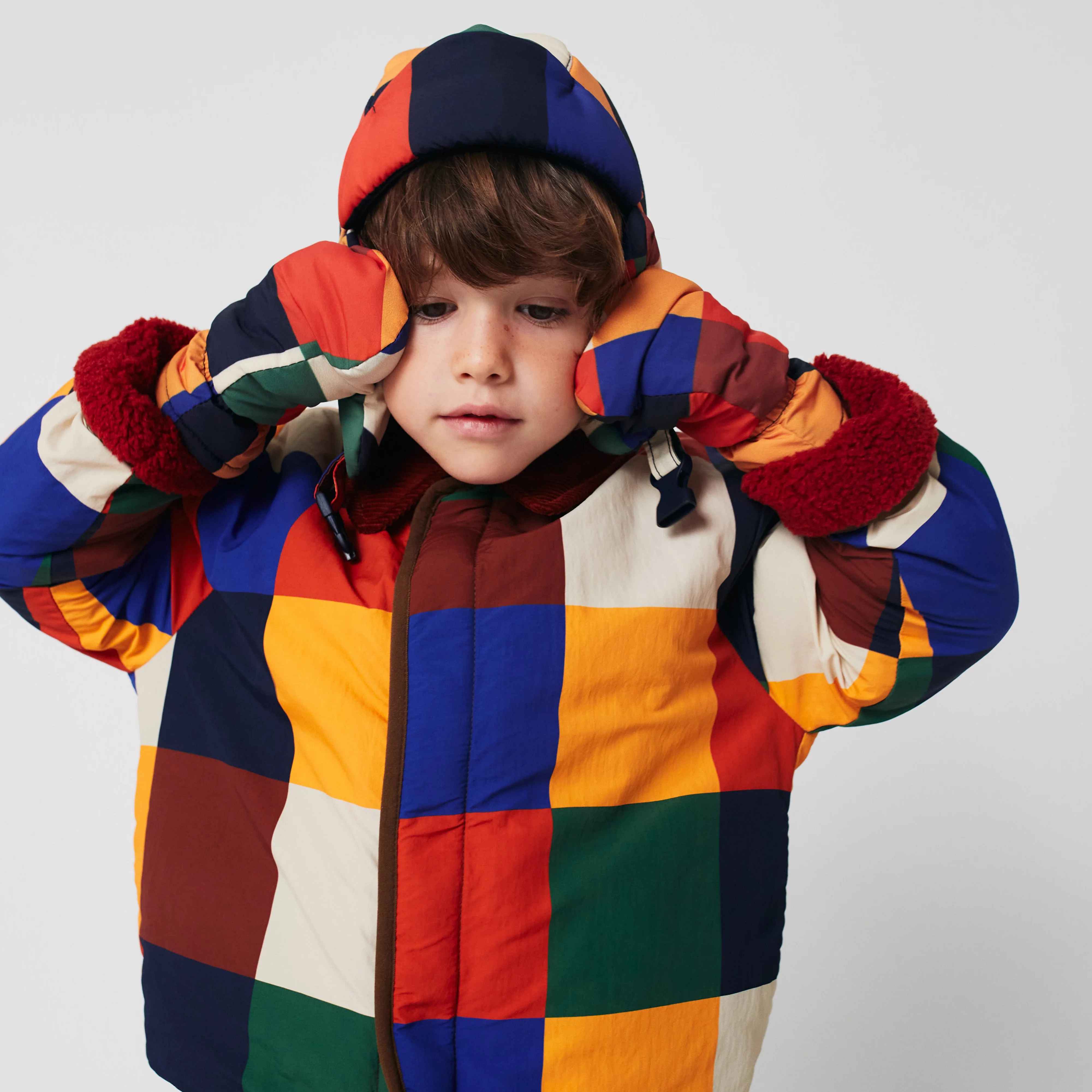 Multicolour Tiles Mittens - Image 4