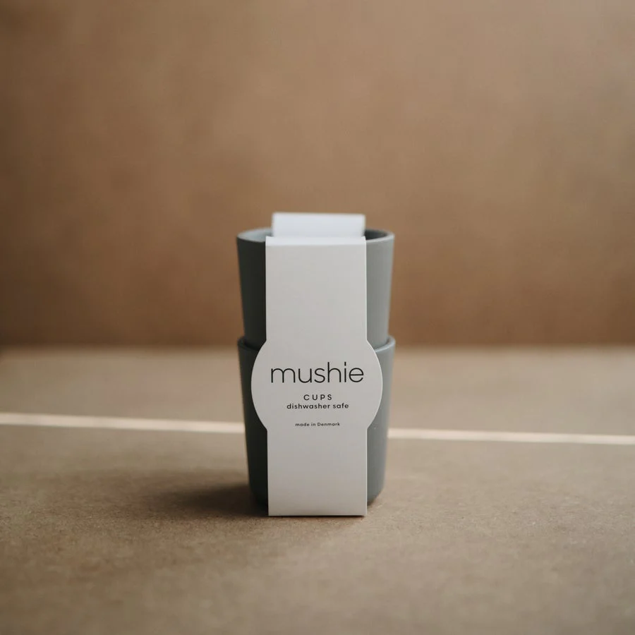 Mushie Cups Set (Smoke Dark Grey) - Image 2