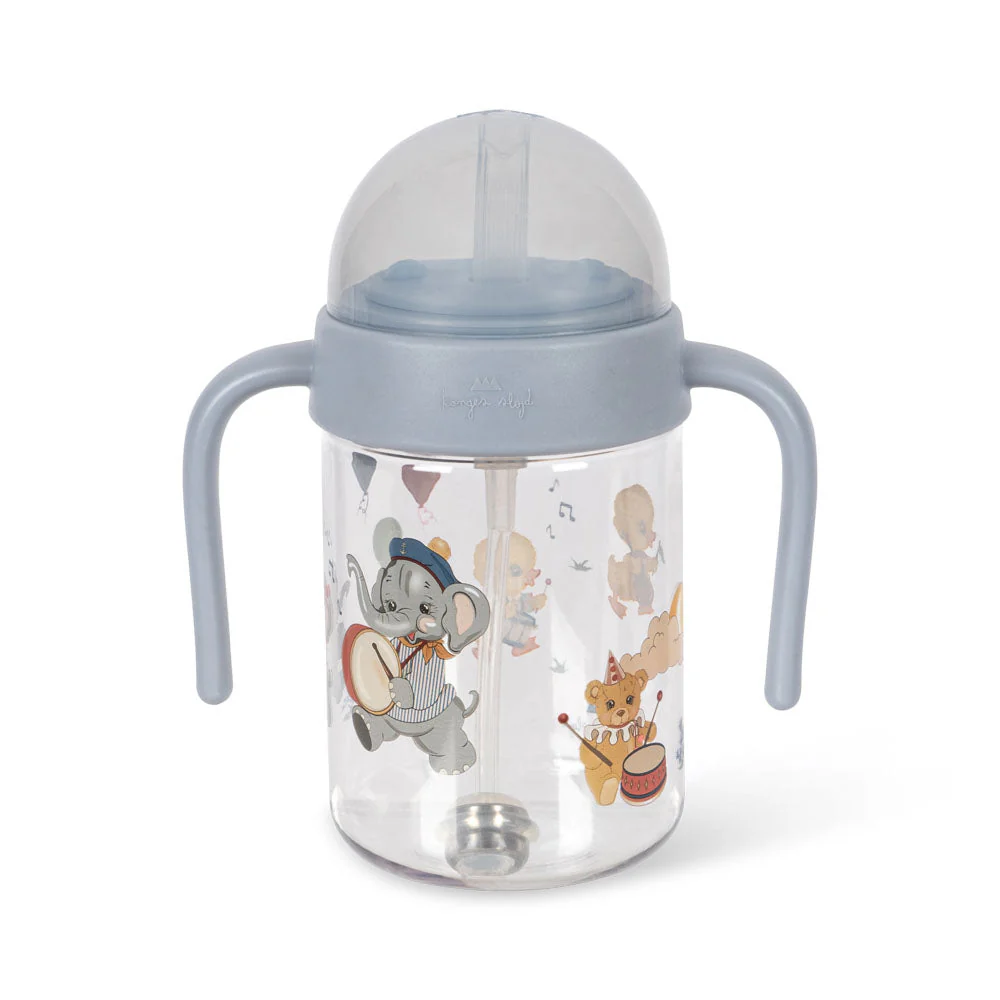 Music Parade Print Baby Bottle with Handle