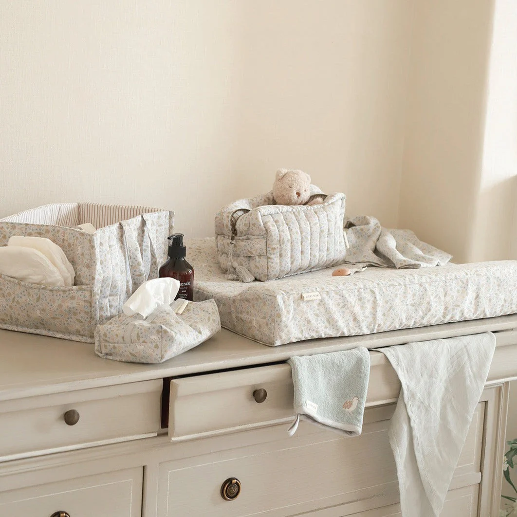 Quilted Nappy Caddy Organiser (Nature Trail) - Image 6