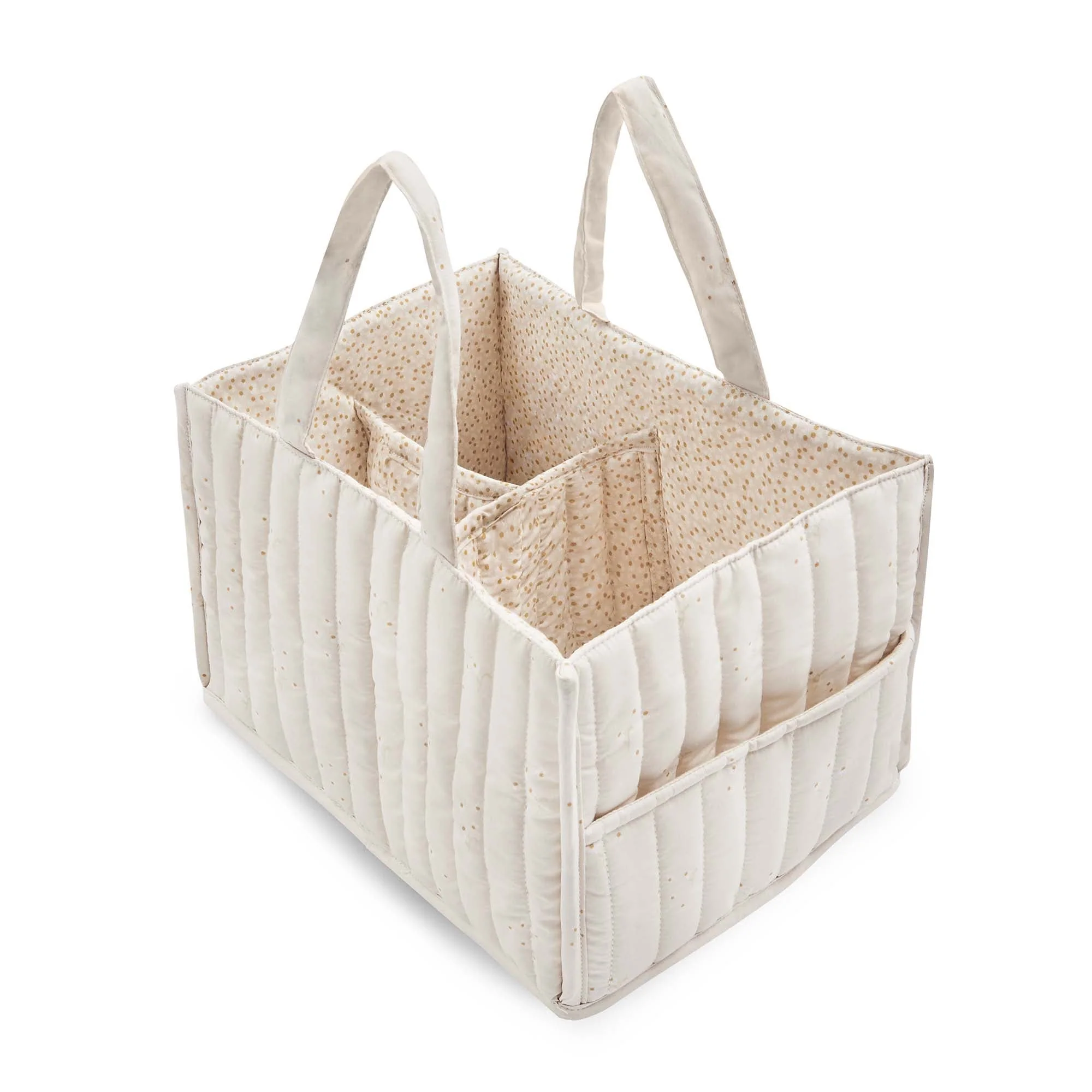 Quilted Nappy Caddy Organiser (Wild Chamomile) - Image 2