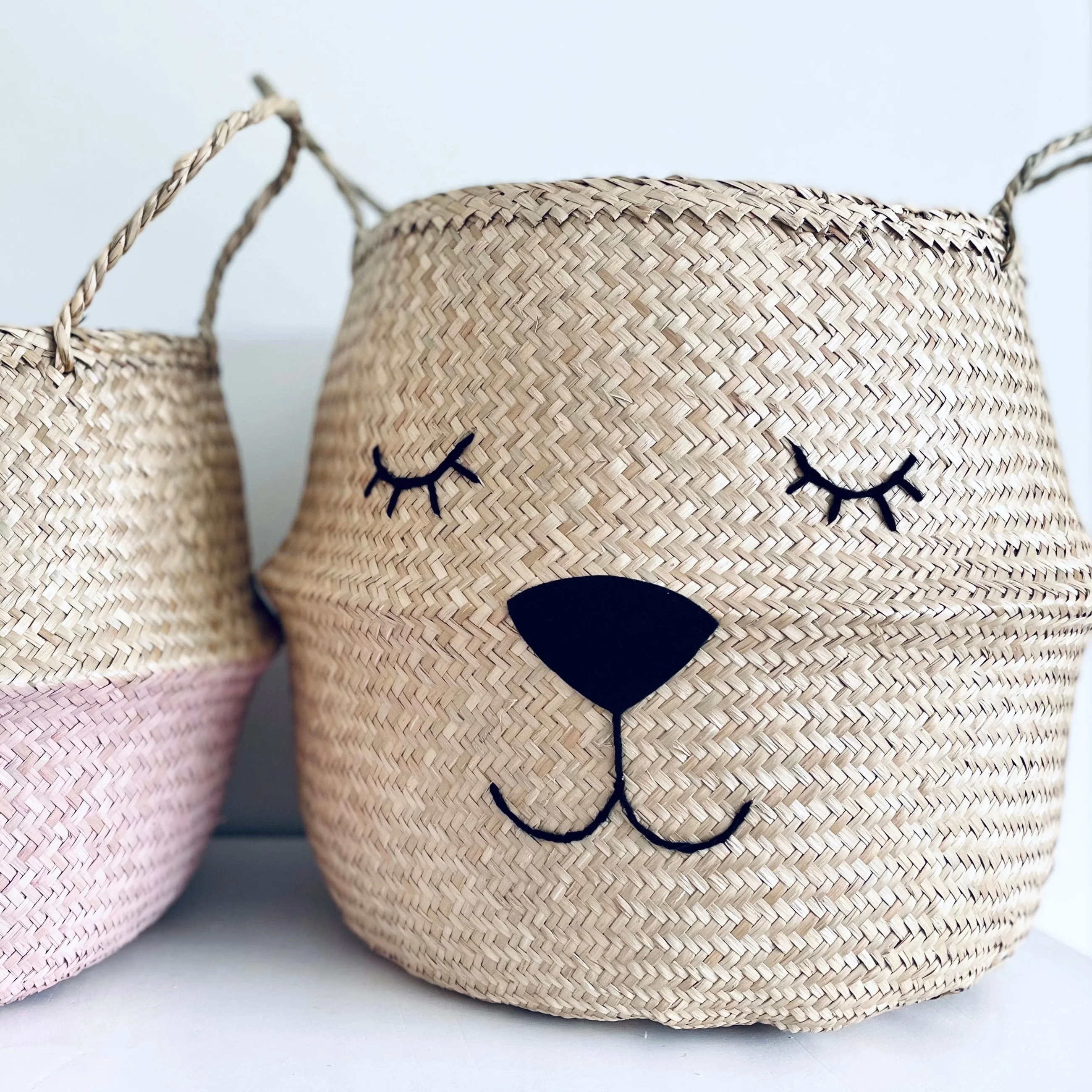 Natural Lioness Handwoven Storage Basket (Extra Large) - Image 3
